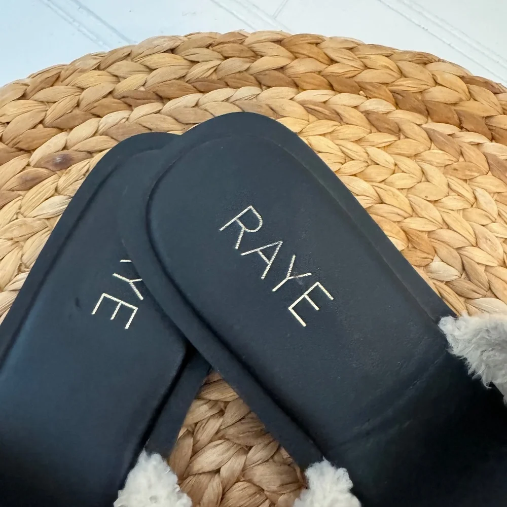 Raye Lounge Sherpa Slide Sandal Neutral